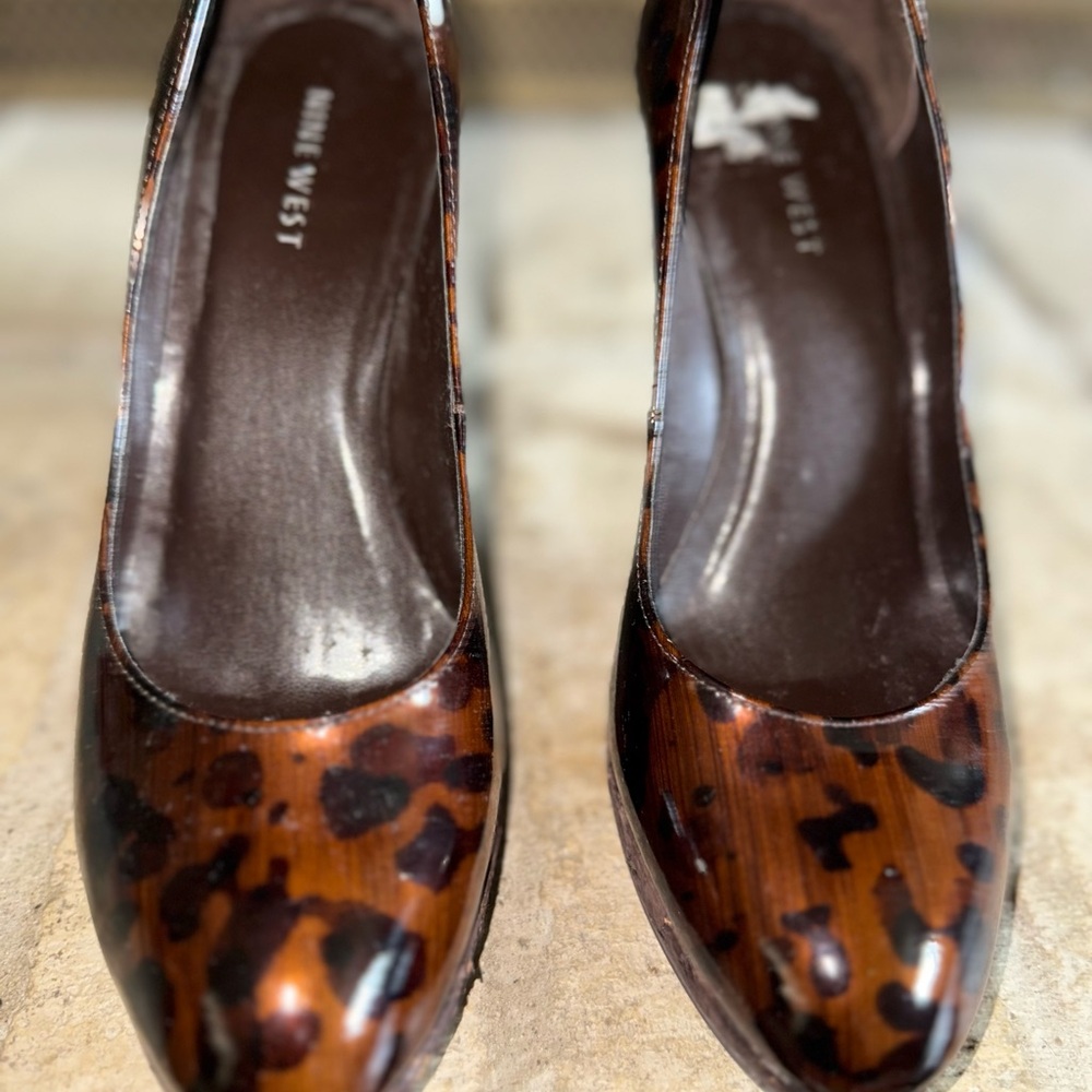 Nine West Brown Heels Classic Pumps